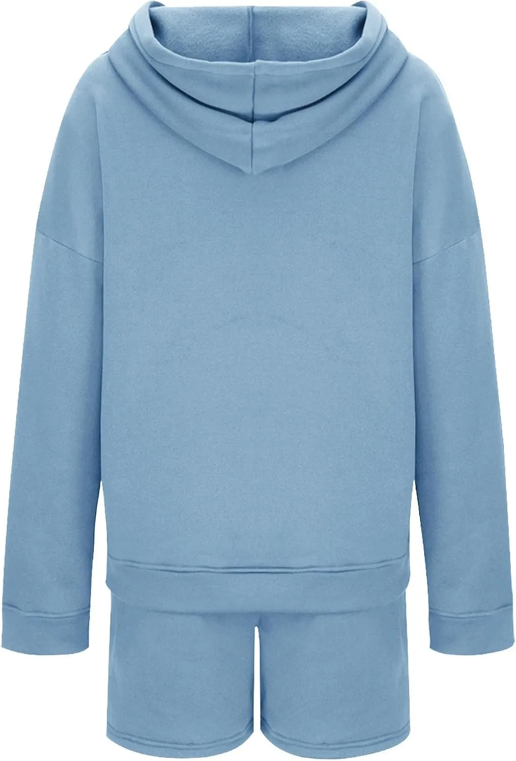 2 Piece Shorts Outfit Oversized Hoodie Women Sweatshirt Lounge Sweat Set Sweatsuit Tracksuit 2024 Loose Y2k Clothes