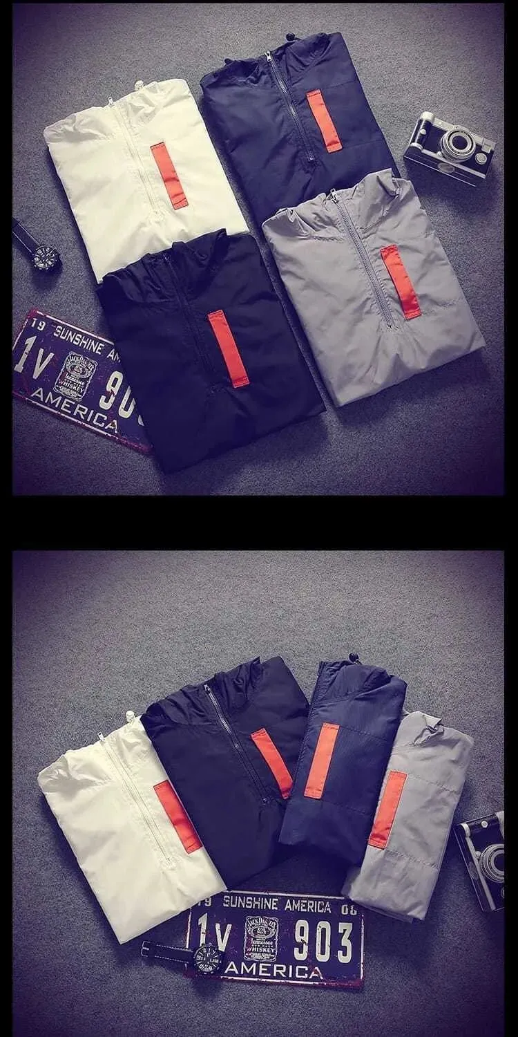 2024 autumn and winter new men's outerwear men's jacket quick drying sports running sun protection clothing trend