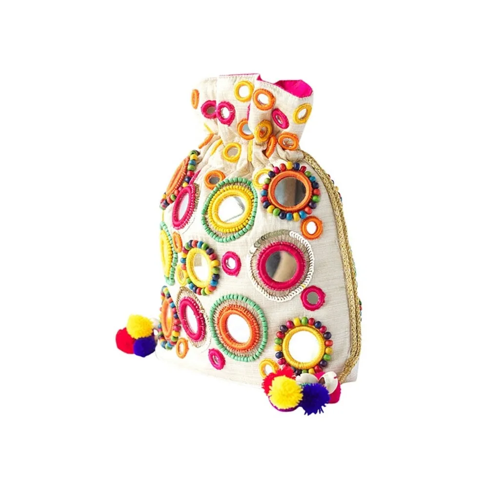 Adora By Ankita Multi-Color Mirror Bag