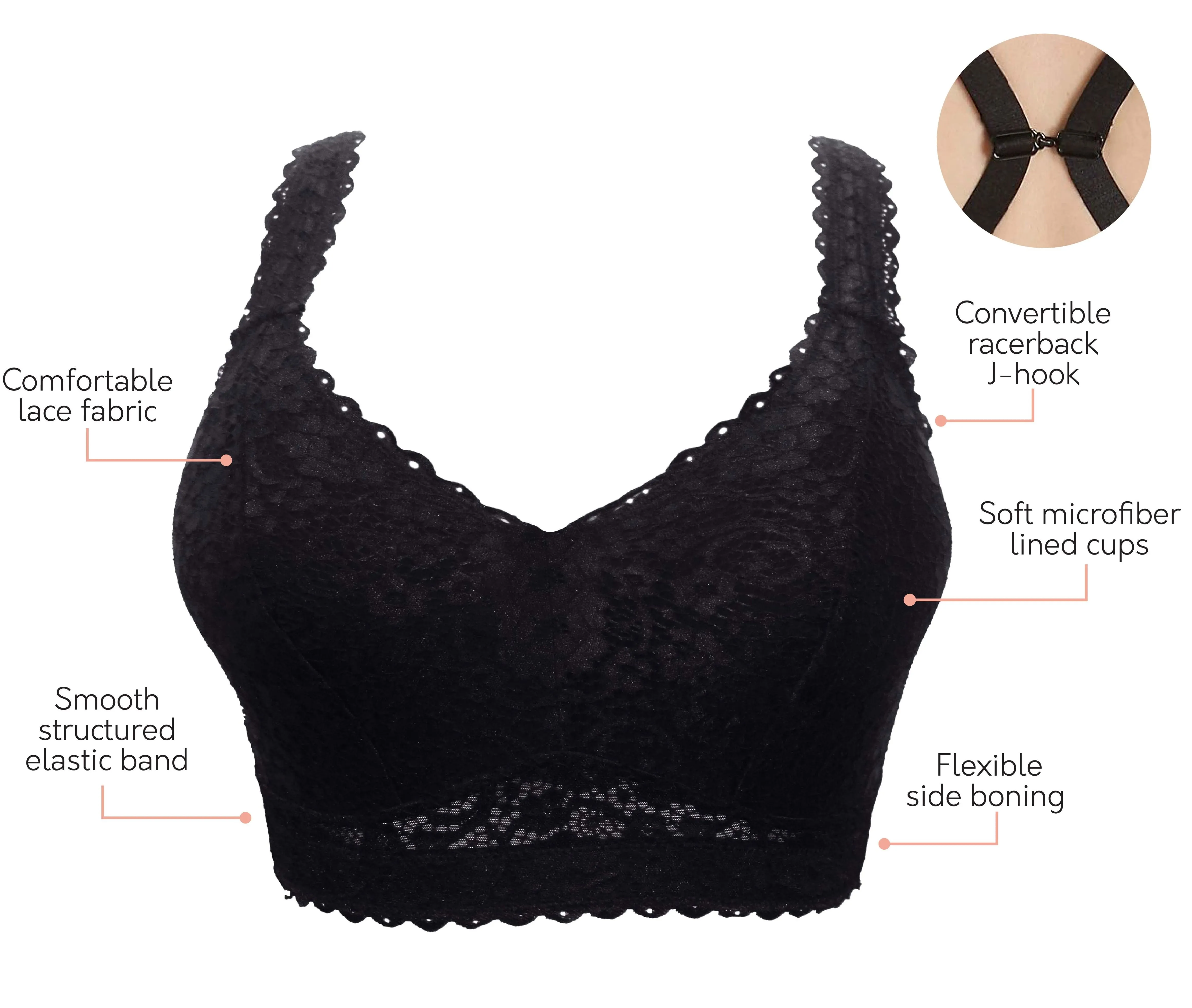 Adriana lace bralette