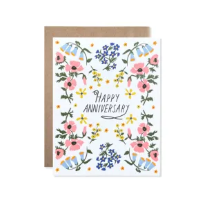Anniversary Bluebells Card