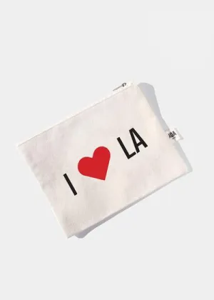 AOA Canvas Pouch - I ♥ LA