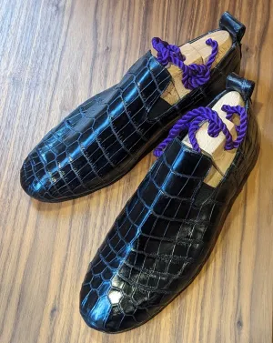 Ascot Tate - Black Crocodile