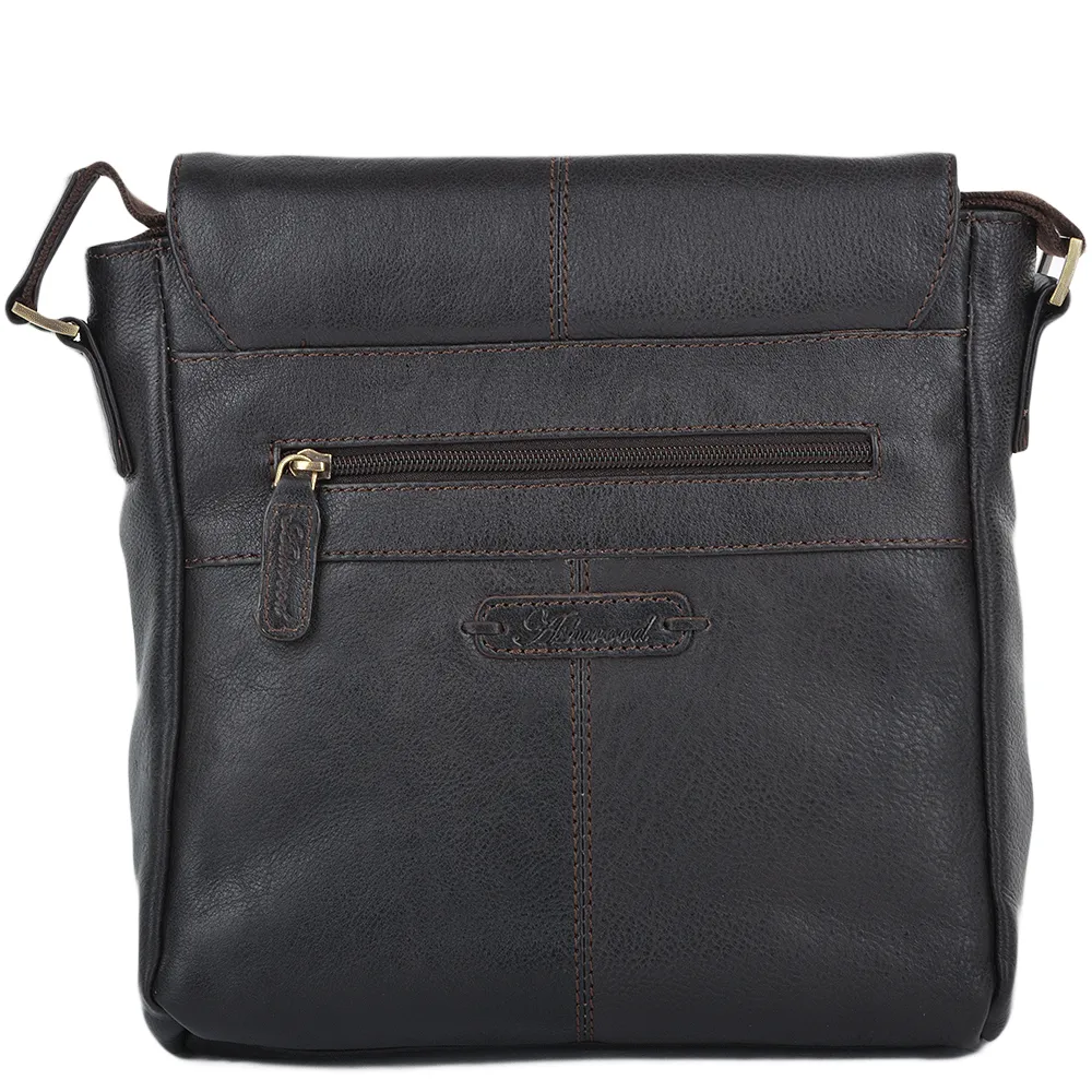 Ashwood Westminster Mens Small Leather Flight Side Bag