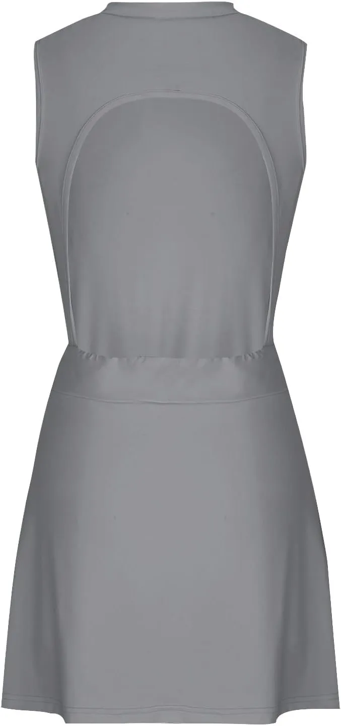 Backless Skirt Sets Women Outfits Summer Trendy Sweatshirt Tunic Sleeveless Romper Maxi Elastic Slim Casual Tennis