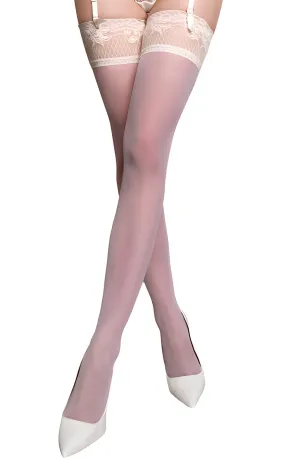 Ballerina 590 Ivory Hold Ups
