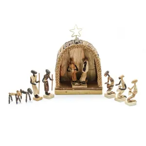 Banana Fiber Nativity Set