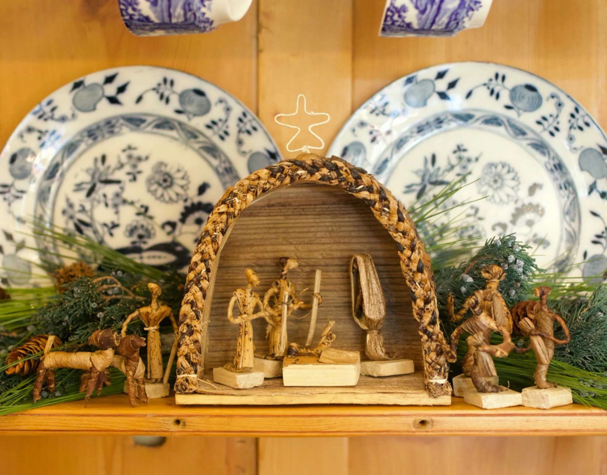 Banana Fiber Nativity Set