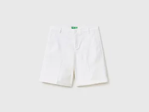 Bermudas in stretch cotton