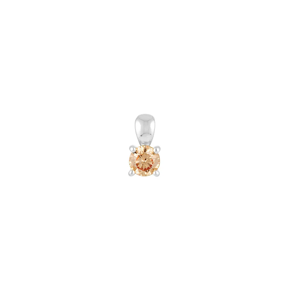 Birthstone Pendant - Sterling Silver