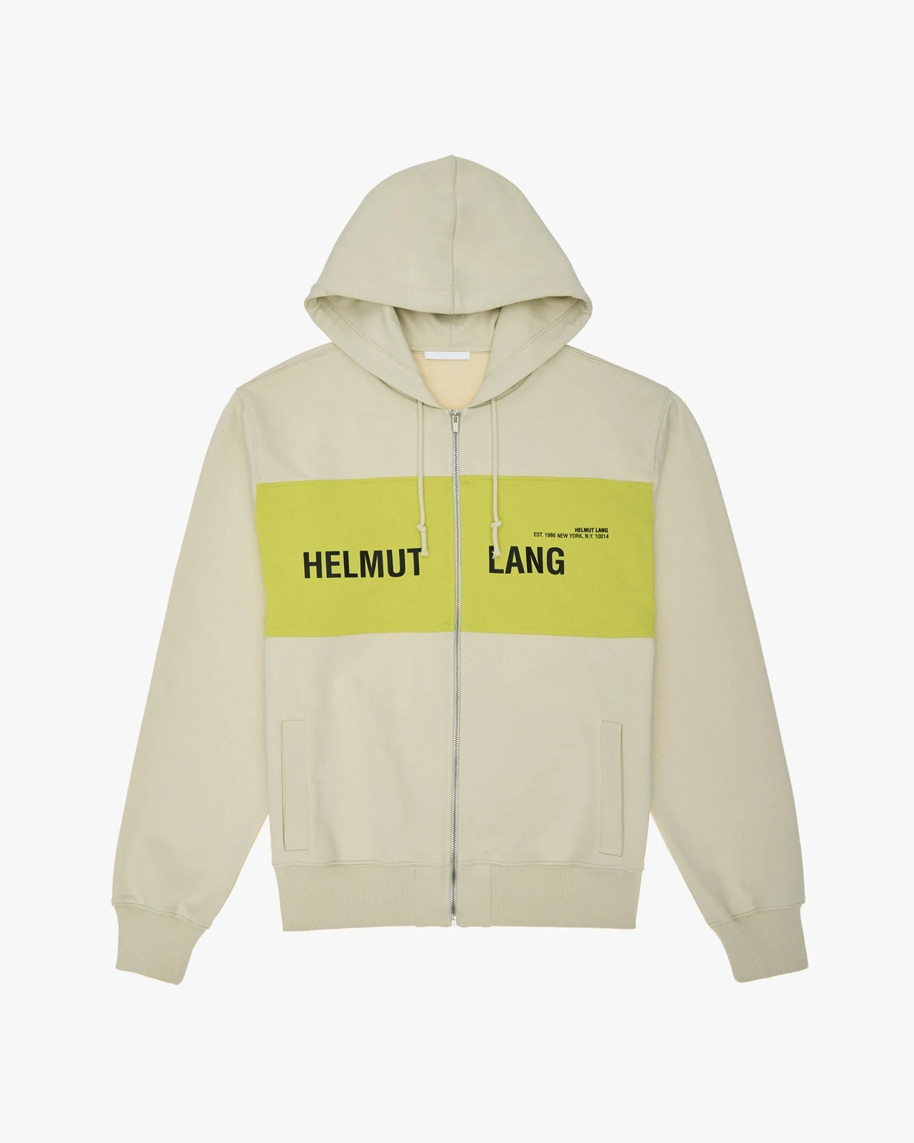 BLOCKED LOGO FULL-ZIP HOODIE
