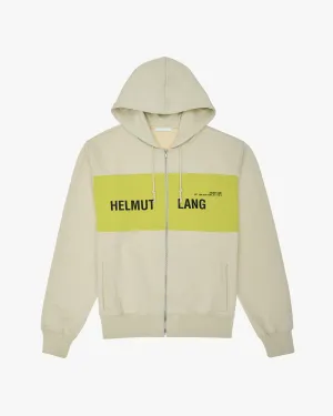 BLOCKED LOGO FULL-ZIP HOODIE