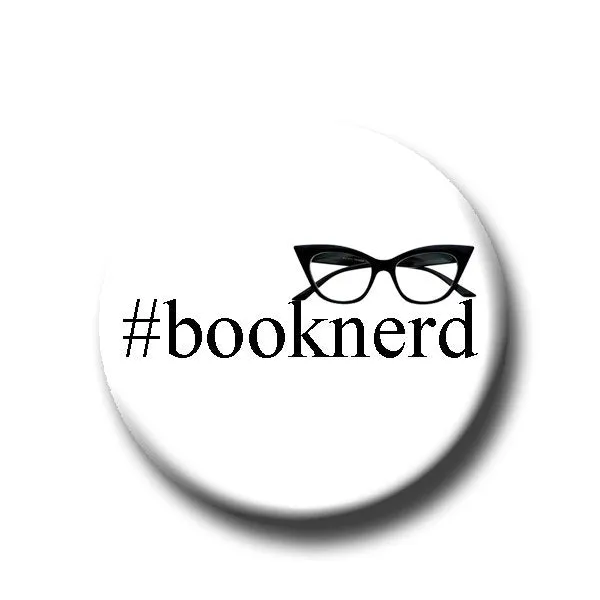 Booknerd  - Pin Back Button