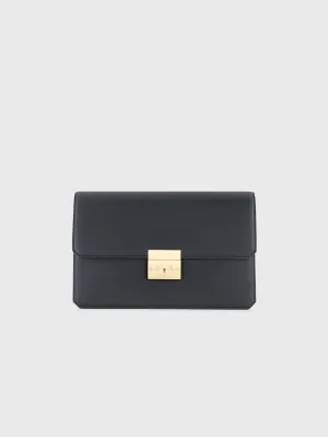 Calfskin Clutch Bag Black