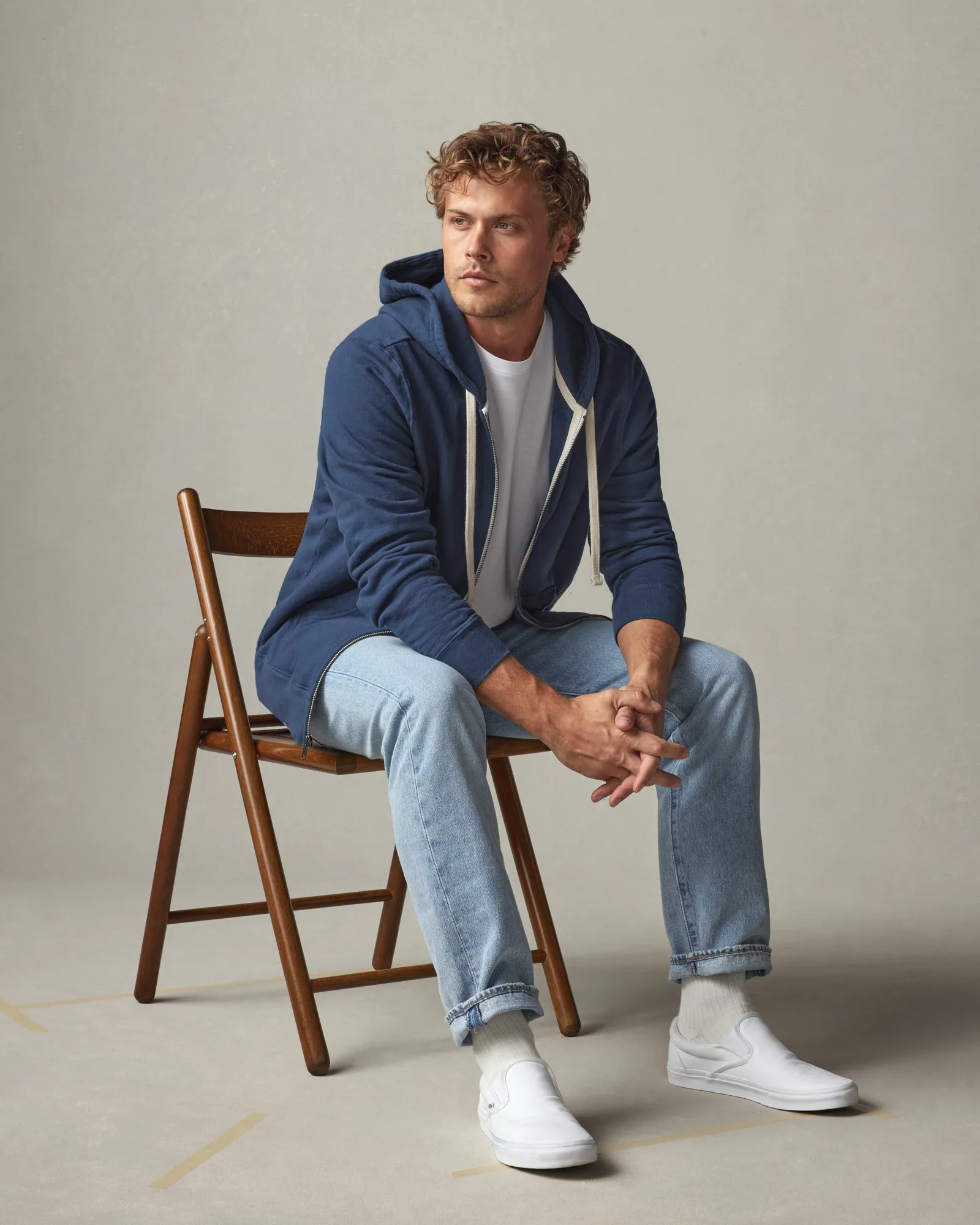 Carolina Full Zip - Varsity Blue