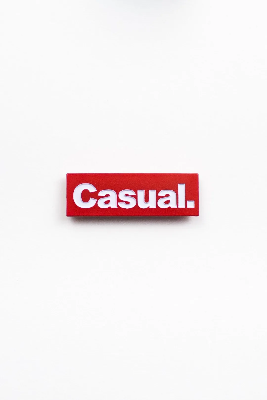 Casual Block Pin