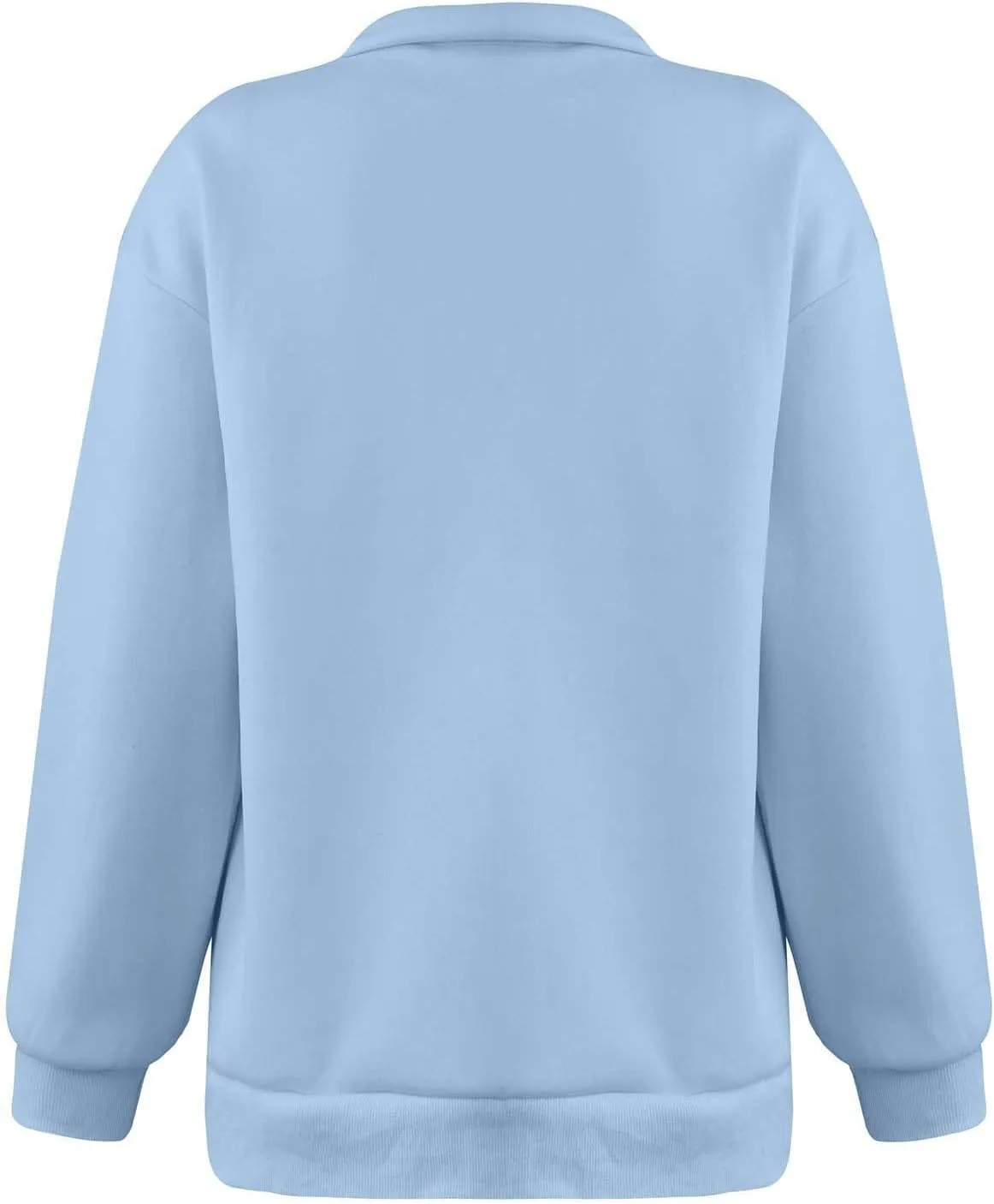 Ceboyel Women Half Zip Sweatshirt Oversized Long Sleeve Pullover Tops Trendy Hoodie Sweaters Teen Girls Fall Y2K Clothes 2023