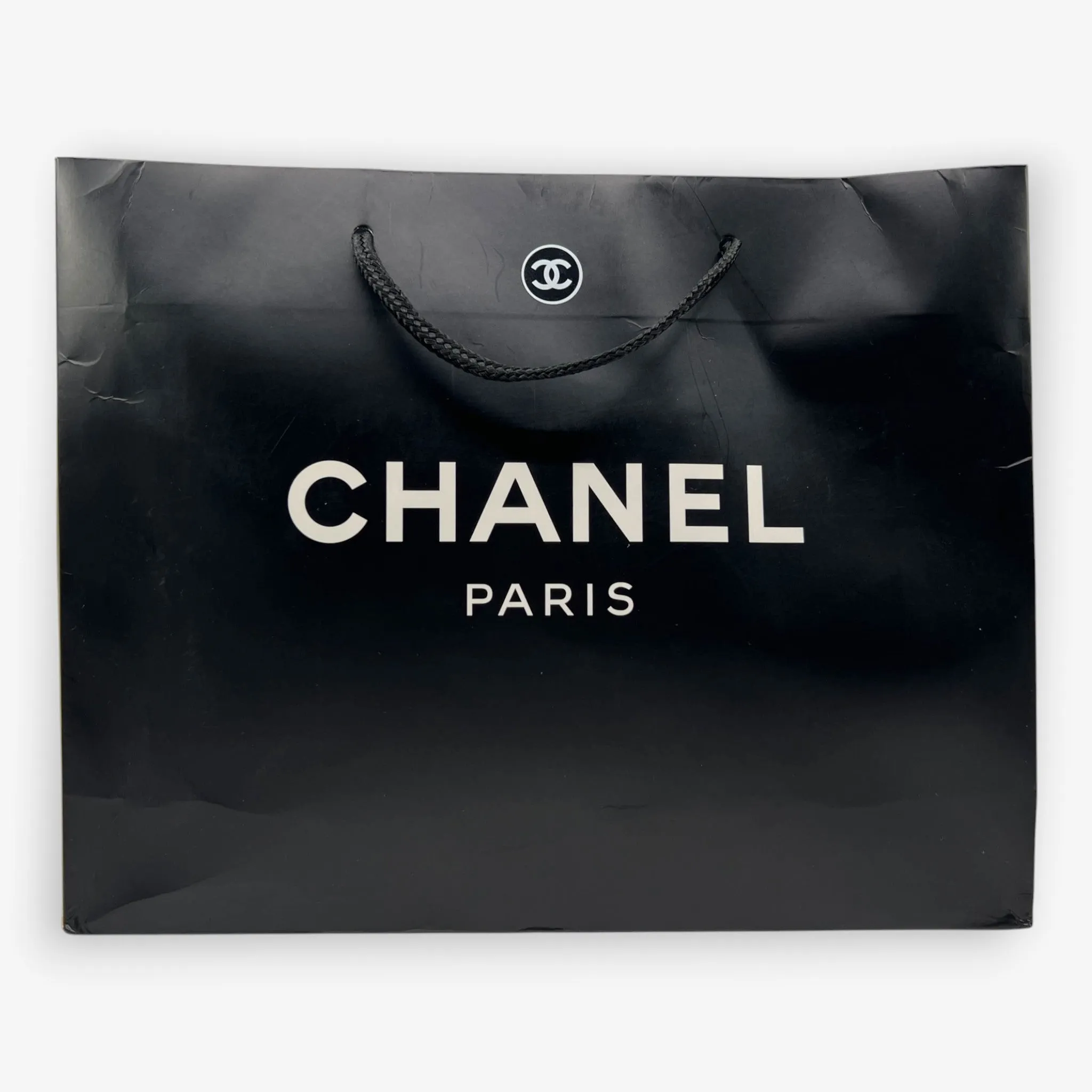 Chanel Black Patent Leather Sandal Slide Shoes EU38 C ~ AU7
