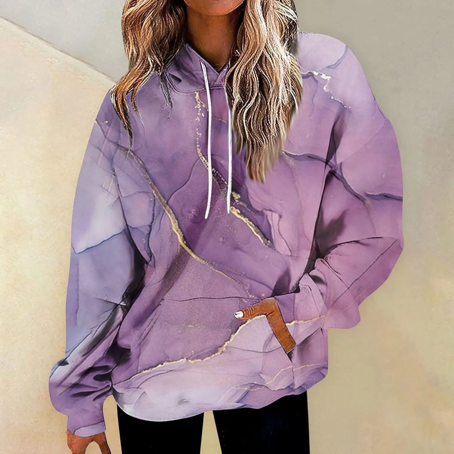 ChicCrate Hoodies for Women Oversized Y2K Sweatshirt Drawstring Long Sleeve Shirts Casual Cute Tops Fall Clothes with Pockets