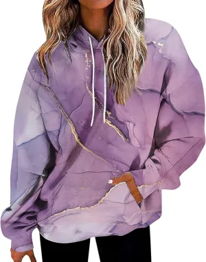 ChicCrate Hoodies for Women Oversized Y2K Sweatshirt Drawstring Long Sleeve Shirts Casual Cute Tops Fall Clothes with Pockets