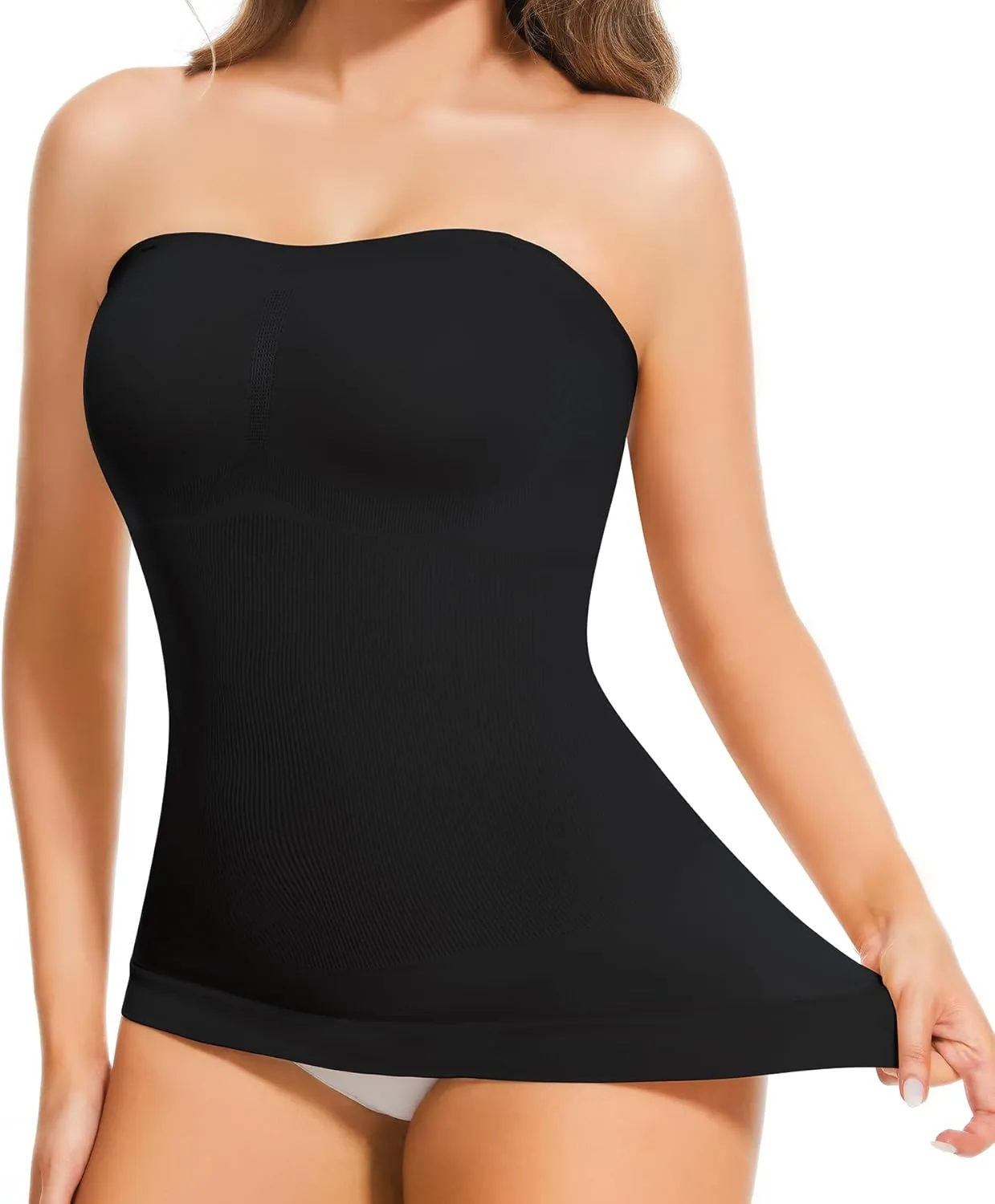 Compression Tank Tops Shapewear For Women Tummy Control Seamless Slimming Camisole Tops Body Shaper
