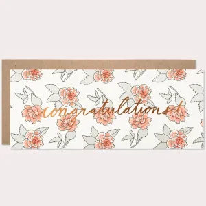 Congratulations Roses Card