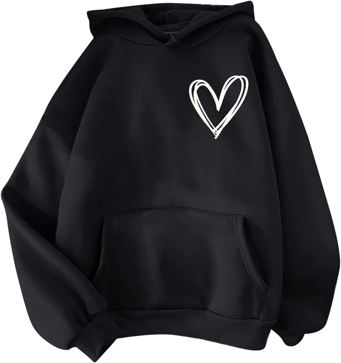Cute Hoodie for Teen Girls Women Long Sleeve Sweatshirts Fall Outfits 2024 Oversized Hoodies Casual Fashion Top