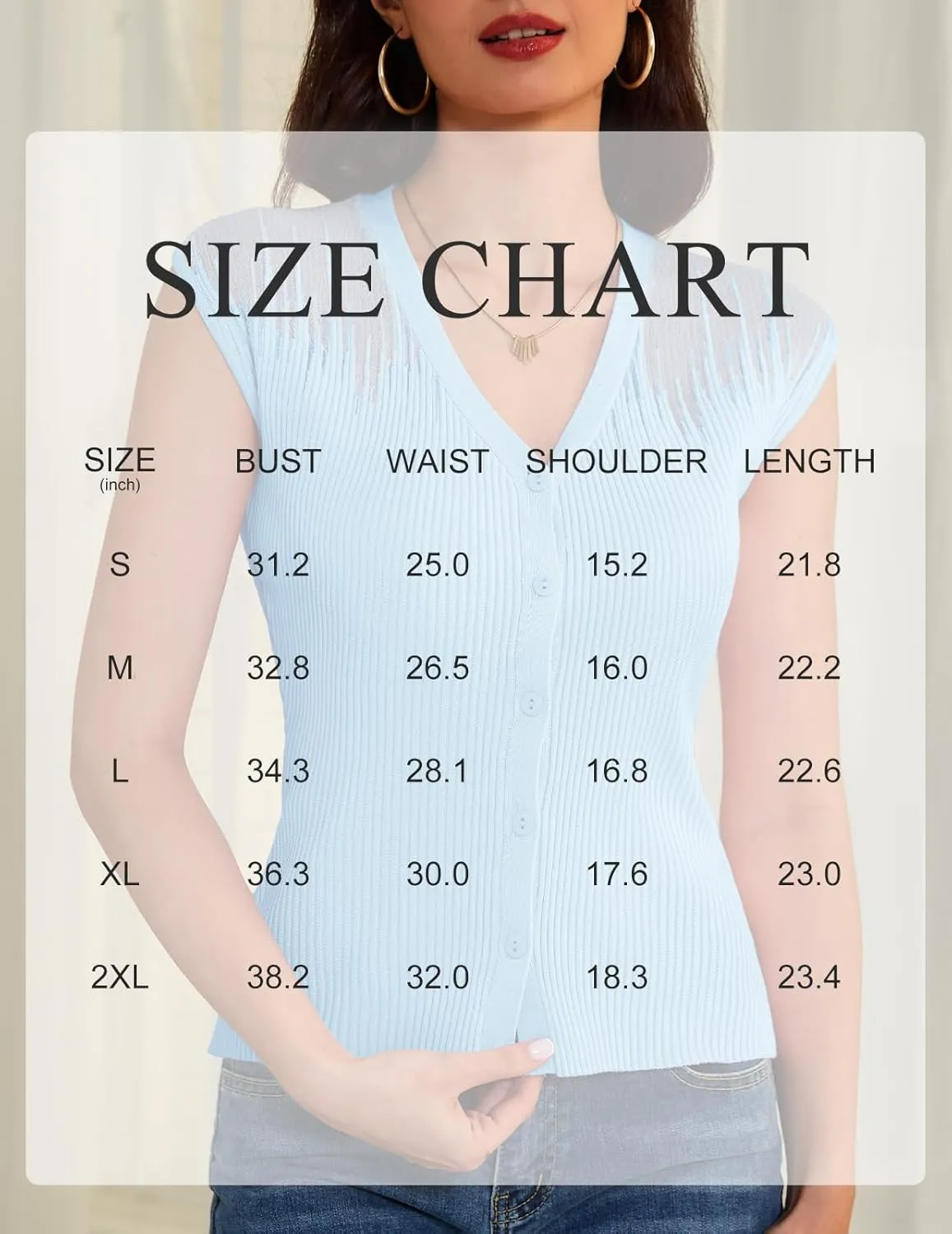 DRESSTELLS Summer Vest Tops for Women 2025 Sweater Vests Button Up Tank Top Y2K Caual Business Knit Shirts