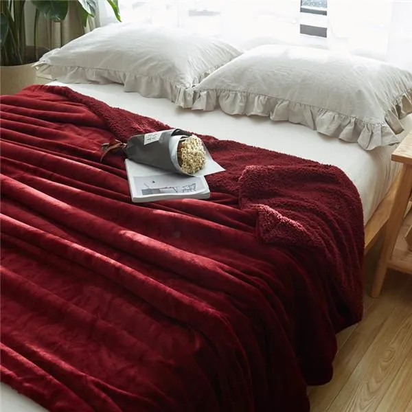 Elegant Lambskin Blanket
