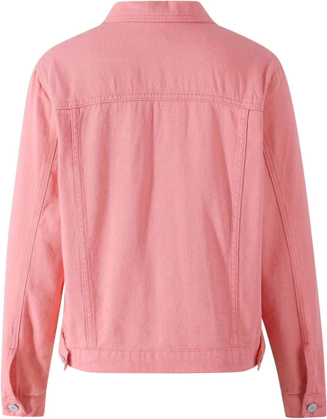 Fanvereka Jean Jackets for Women Fashion Casual Denim Jacket Long Sleeve Button Down Chest Pocket Coat
