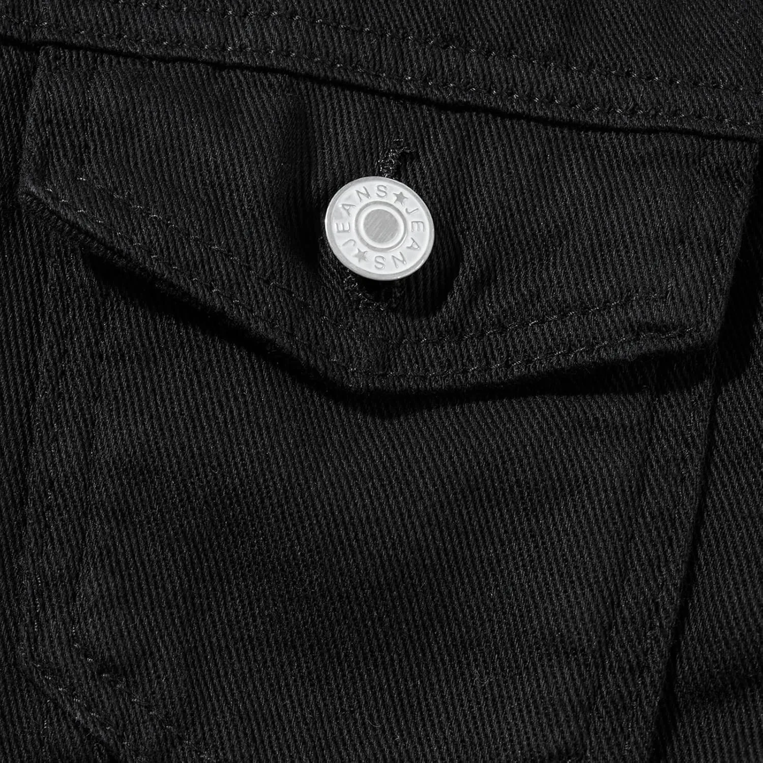 Fanvereka Jean Jackets for Women Fashion Casual Denim Jacket Long Sleeve Button Down Chest Pocket Coat