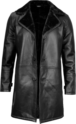 fjackets Real Lambskin Leather Jackets For Mens - Premium Men Leather Winter Coats