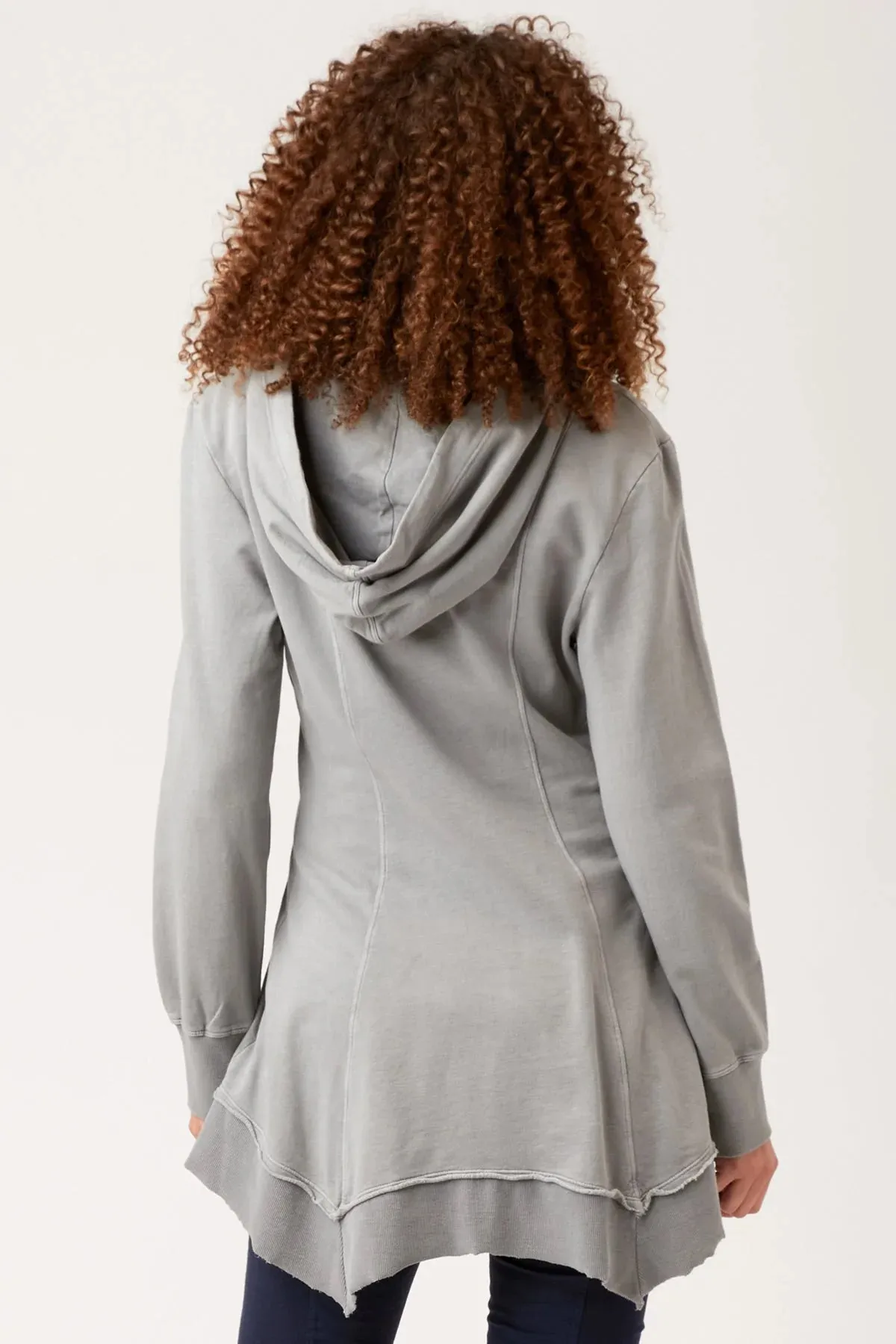 Fleece merchantile jacket in quarry pigment
