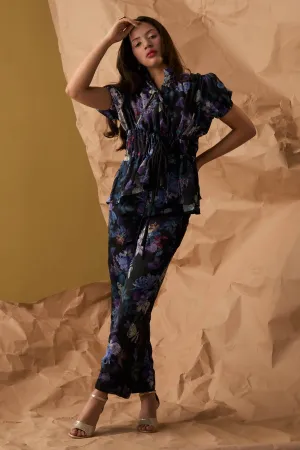 Floral Printed Gathered Top