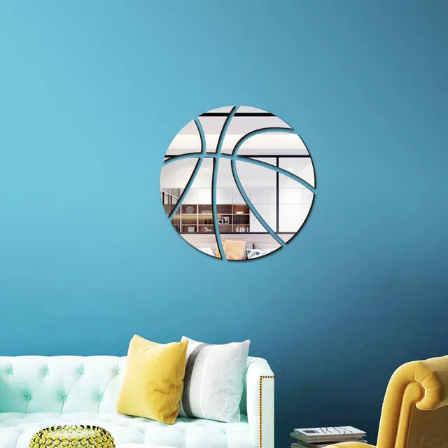 Football Soccer Ball Acrylic Mirror