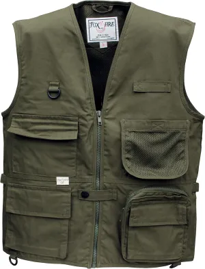 Foxfire Kid's Cargo Explorer Vest for Outdoor, Adventure, Safari and Travel Wear with Pockets, Cotton