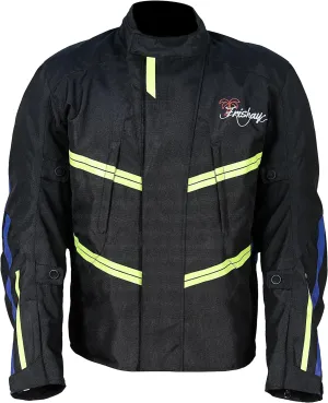 FRISHAY Motorcycle Jacket for Men High Vis Armored Jacket Protection Cordura Waterproof Touring Thermal Lining Racing Jacket