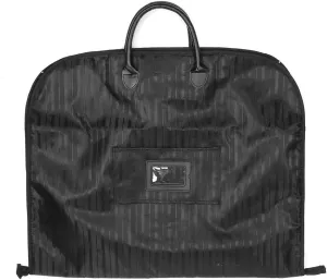 Garment Bags For Travel, Suit Bag Travel Oxford Fabric Garment Duffle Bags For Travel with Hardware Buckle For Suits, Jackets, Shirts and Coats (Black)