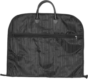 Garment Bags For Travel, Suit Bag Travel Travel Garment Bag Oxford Fabric with Hardware Buckle For Suits, Jackets, Shirts and Coats (Black)