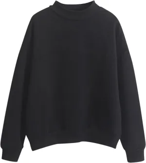 GIERIDUC Oversized Graphic Sweatshirt for Women Y2k Navy Blue Crewneck Sweatshirt Zip Up Fleece Women Stripe Pullover