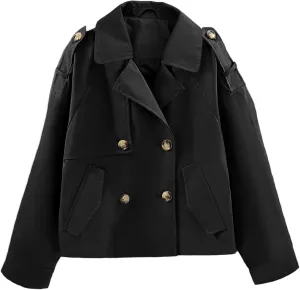 Giolshon Girls Faux Leather Jacket Motorcycle Biker Coat Kid's Fall PU Outerwear (5-14 Years)