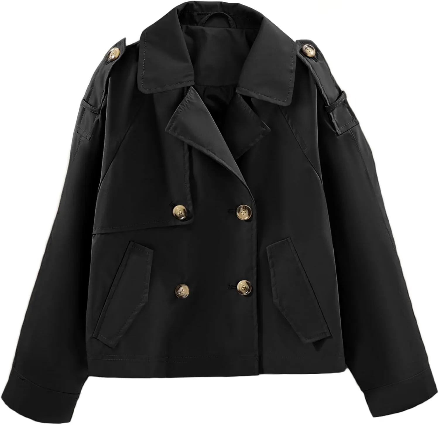 Giolshon Girls Faux Leather Jacket Motorcycle Biker Coat Kid's Fall PU Outerwear (5-14 Years)