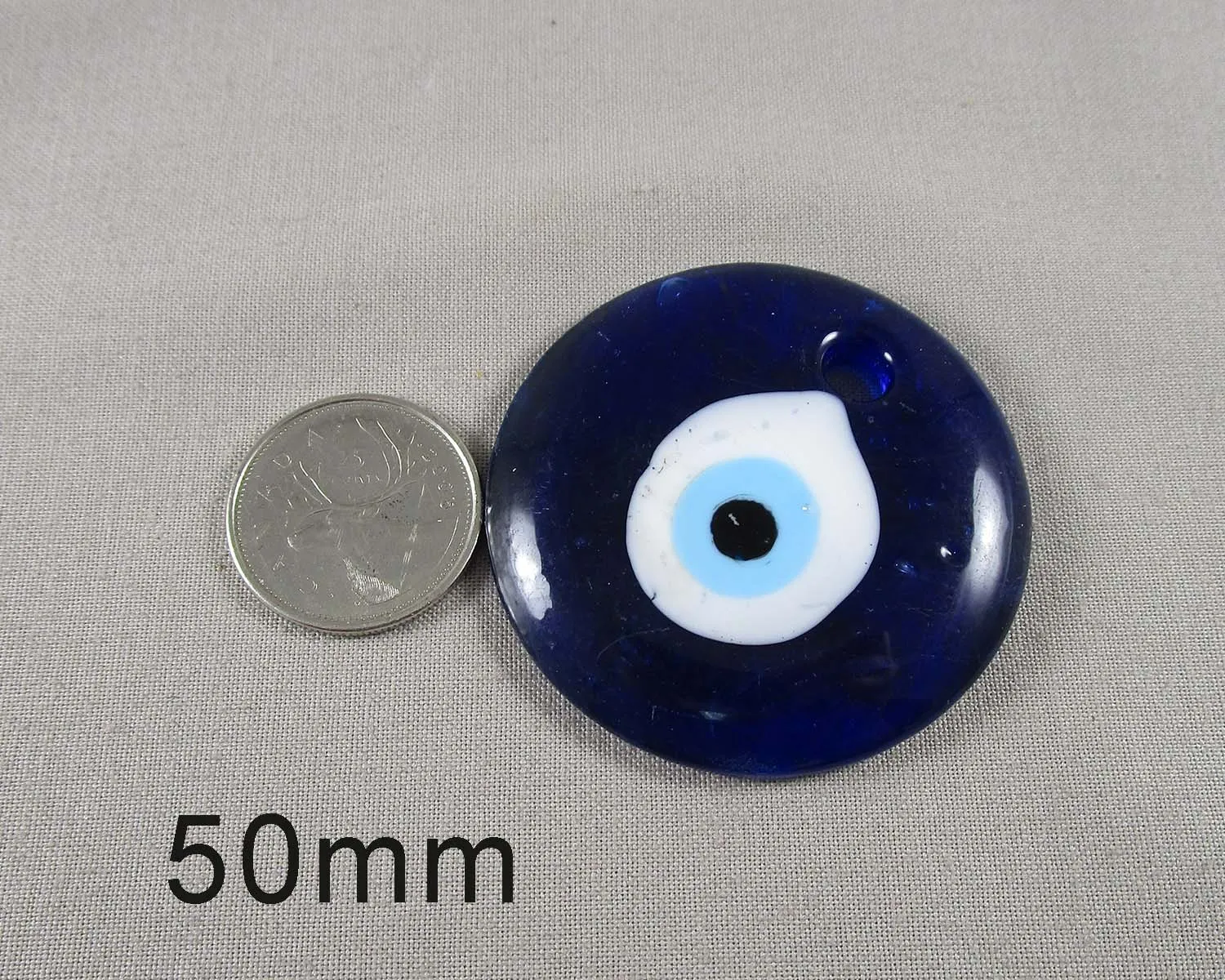 Glass Evil Eye Lampwork Pendant Various Sizes