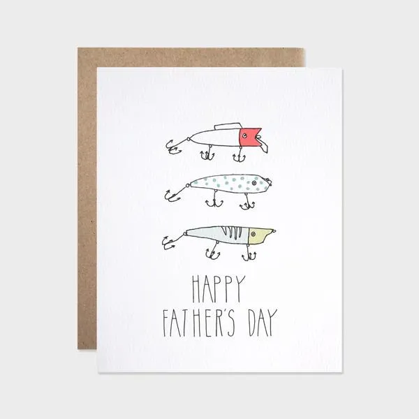 Happy Father's Day Lures Card