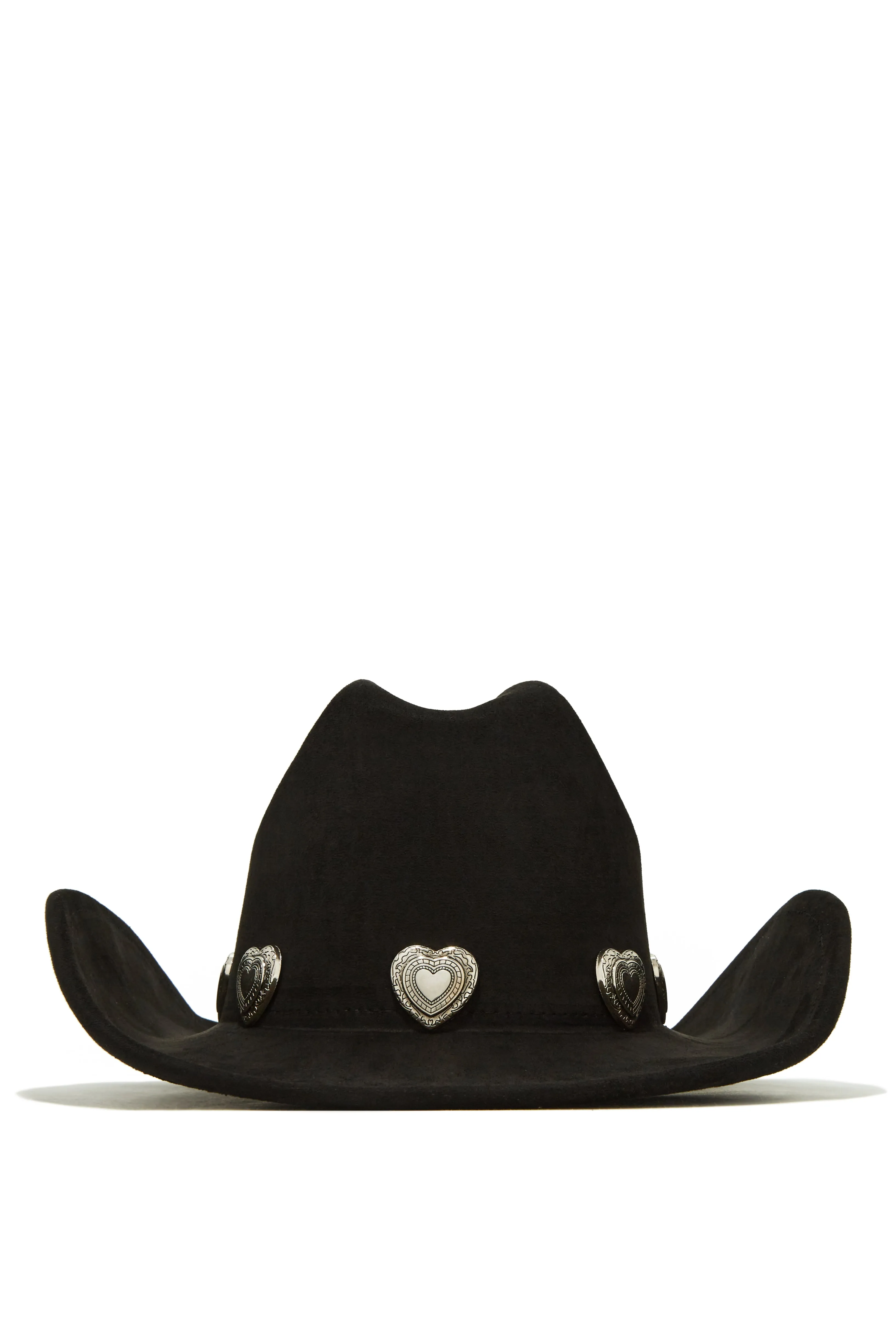 Heartbreaker Heart Pendants Cowgirl Hat - Red