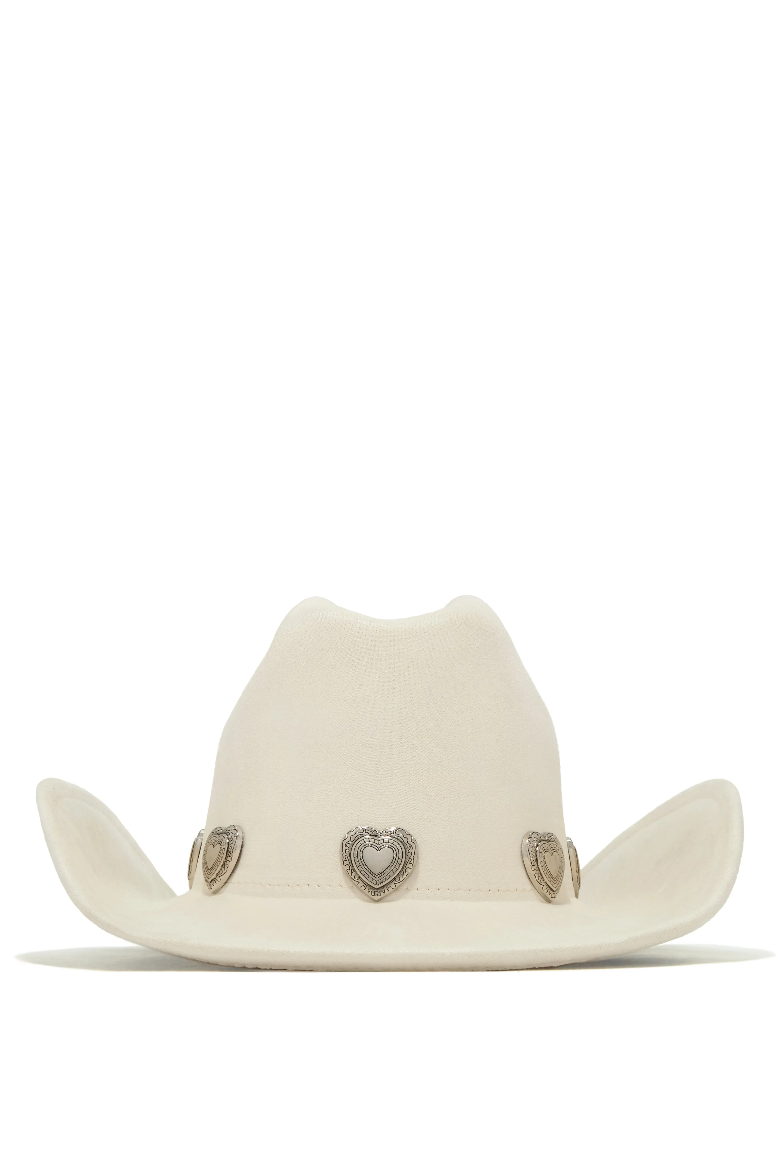 Heartbreaker Heart Pendants Cowgirl Hat - Red