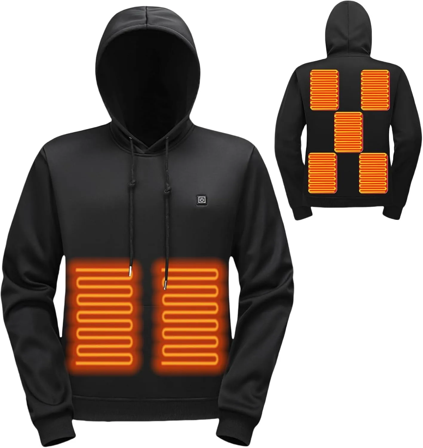 Heated Hoodie for Men Women Heated Sweatshirt Heated Hunting Jacket Warm USB Electric Coat Winter Work Clothes Unisex