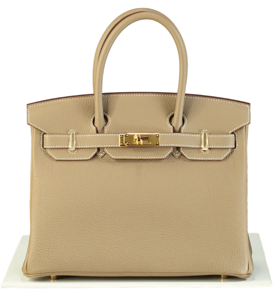 Herms Birkin 30 Etoupe Togo Gold Hardware 2024 - BOX FRESH
