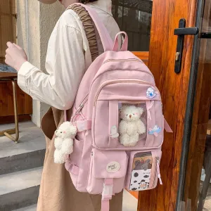 High School Girls Backpack School Bags