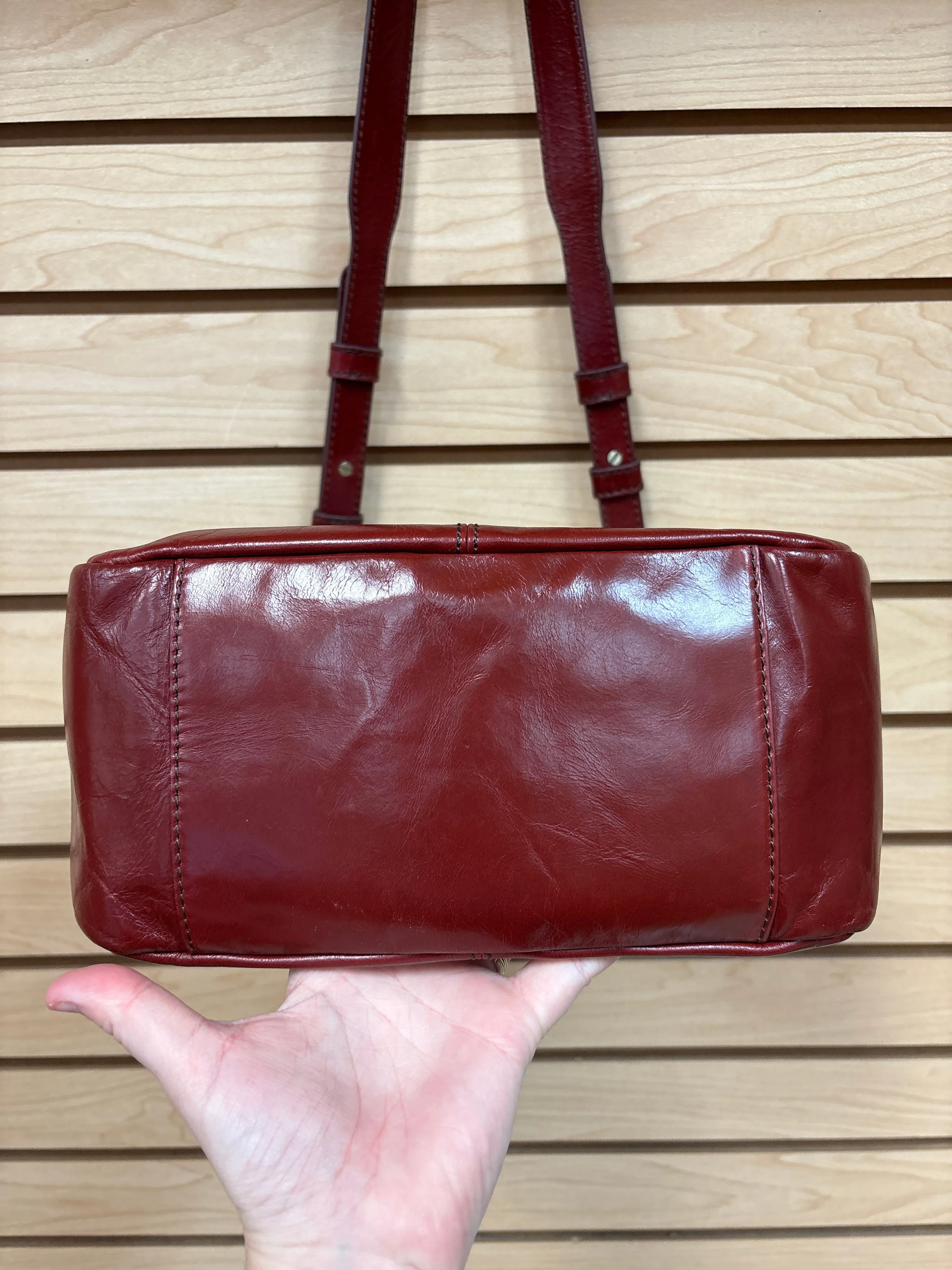 Hobo Crossbody Bag Red